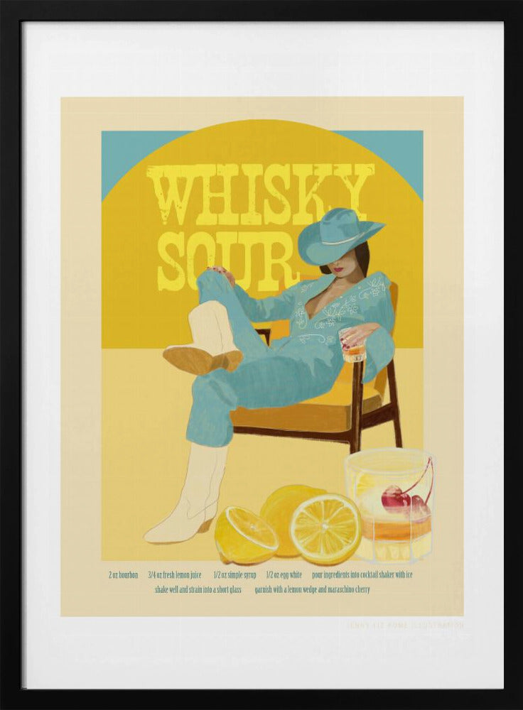 Jlr Cocktails Whisky's | Poster