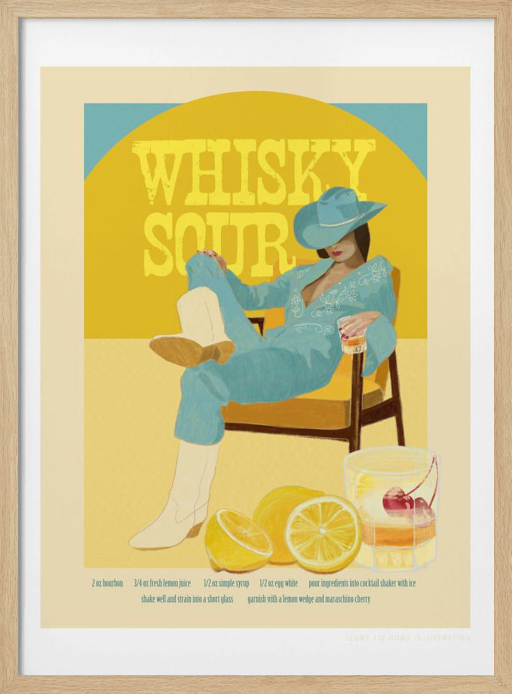 Jlr Cocktails Whisky's | Poster