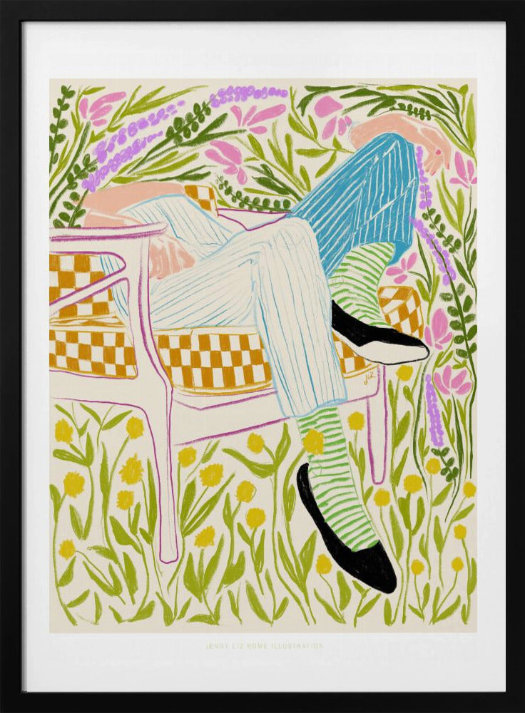 Jlr Stil in de tuin 2 | Poster