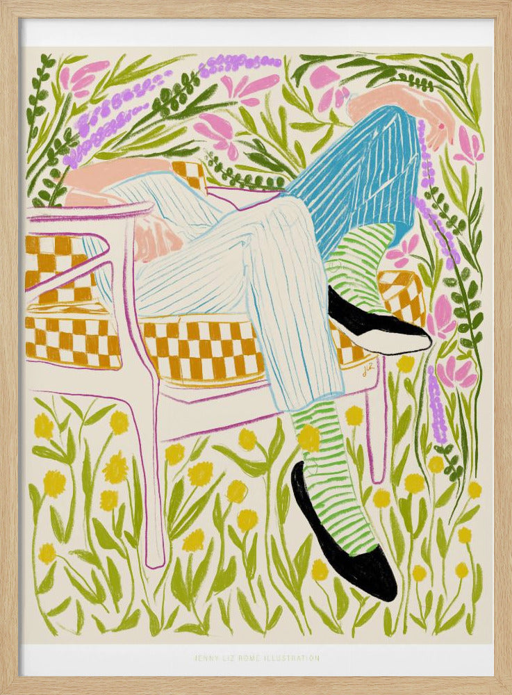 Jlr Stil in de tuin 2 | Poster