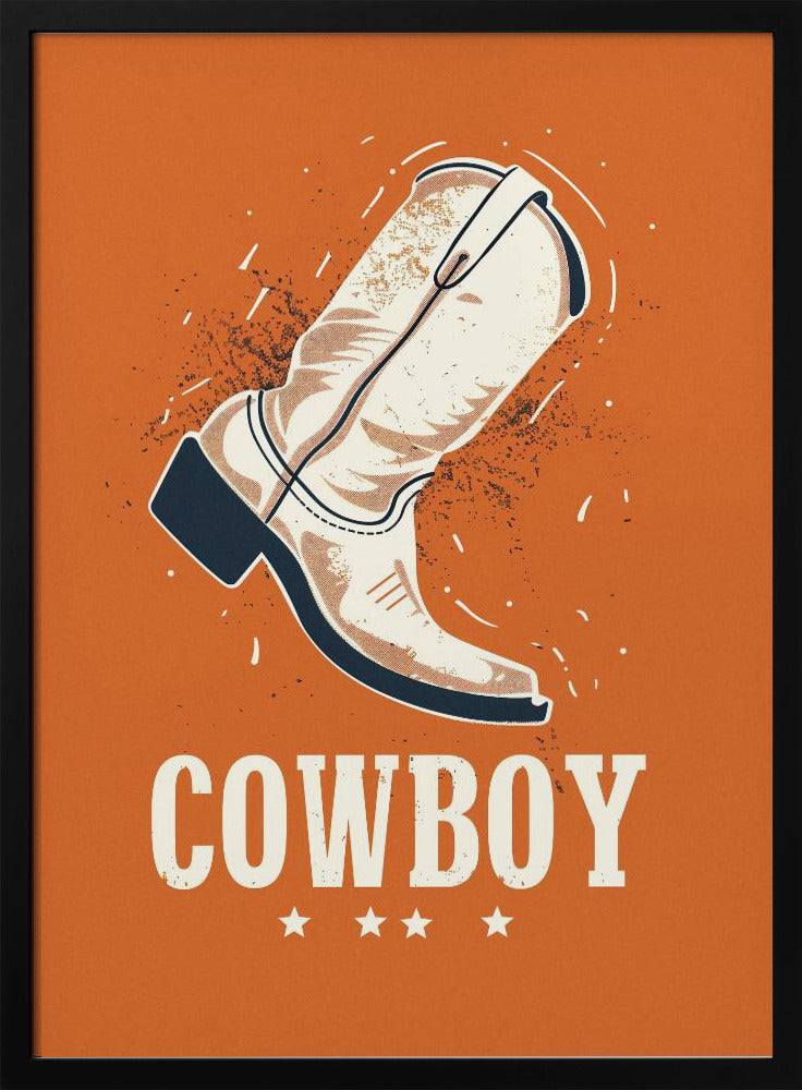 Vintage cowboylaarzen | Poster
