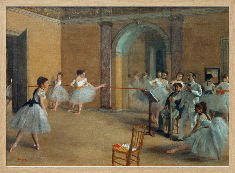 The Dance Foyer At the Opera On the Rue Le Peletier | Poster
