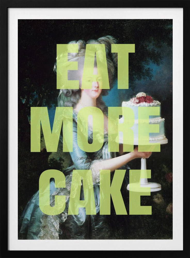 Laat ze taart eten | Poster