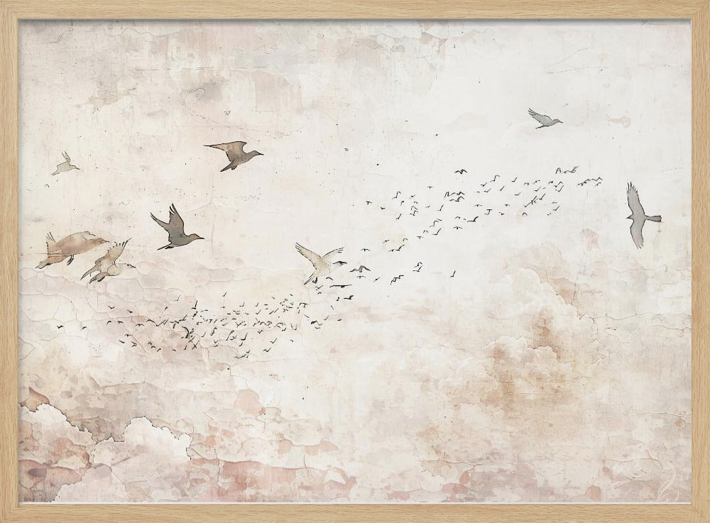 Vogels, vogels, dieren, vintage kunst, illustratie, wanddecoratie, 21 | Poster