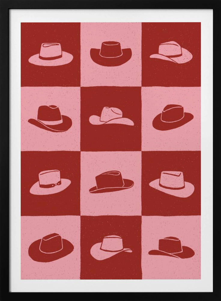 Cowgirl Dambord | Poster