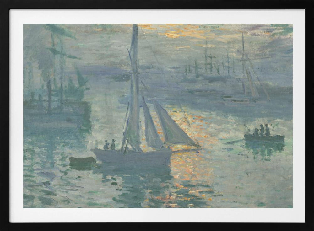 Sunrise (1873) By Claude Monet | Poster