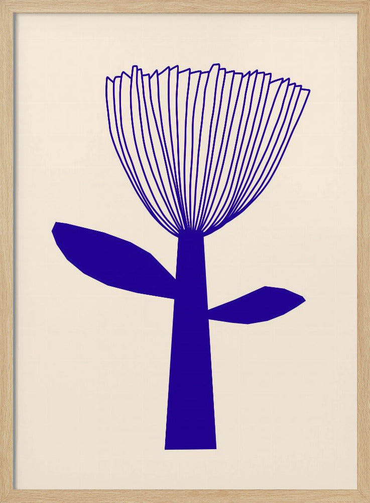 Bloemblauw | Poster