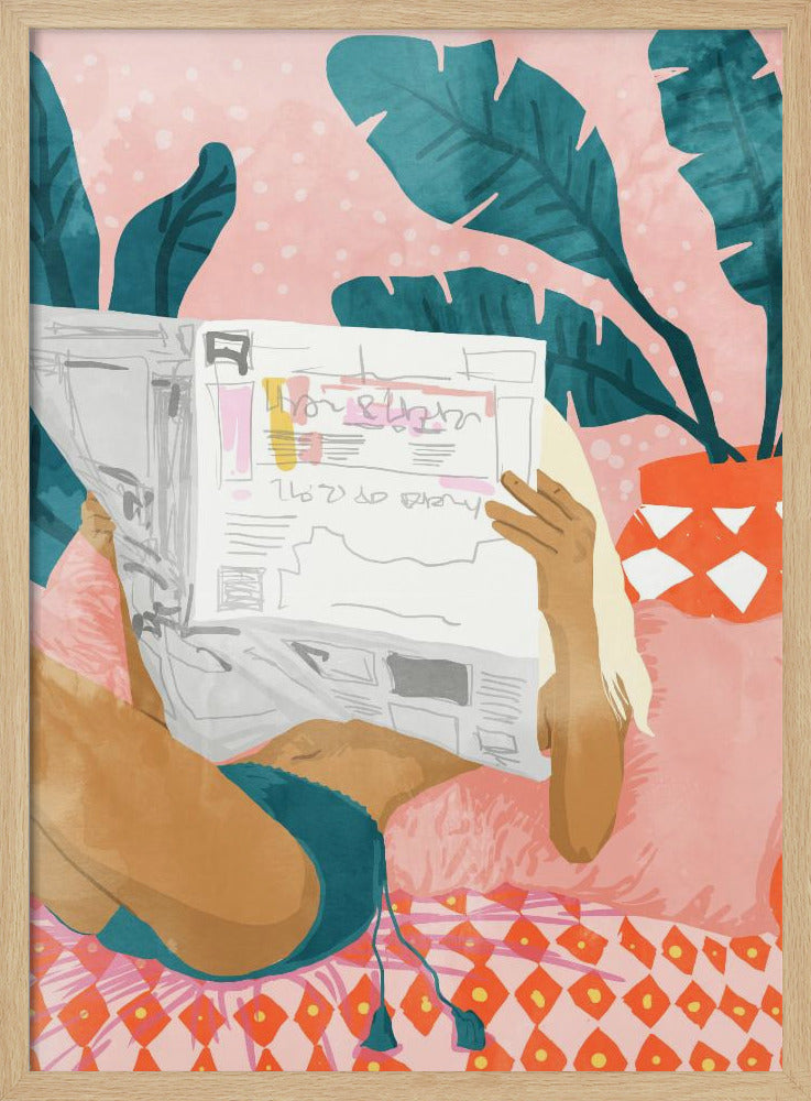 Bohemian Morning News Kunstdruk | Poster