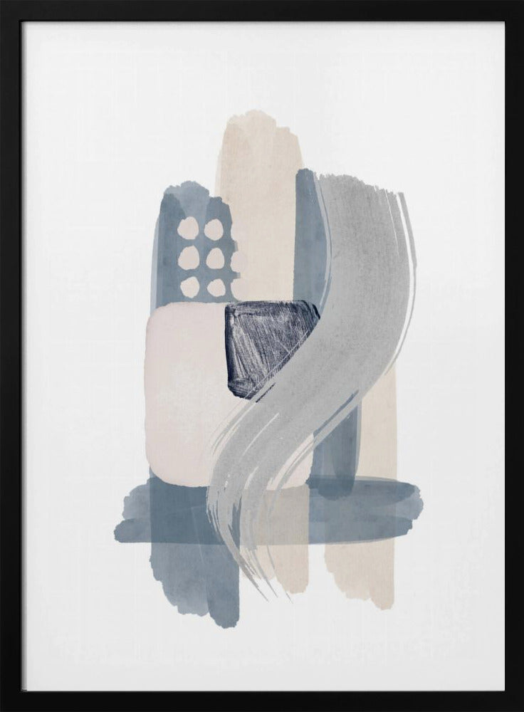 Blauwe Sereniteit 1 | Poster