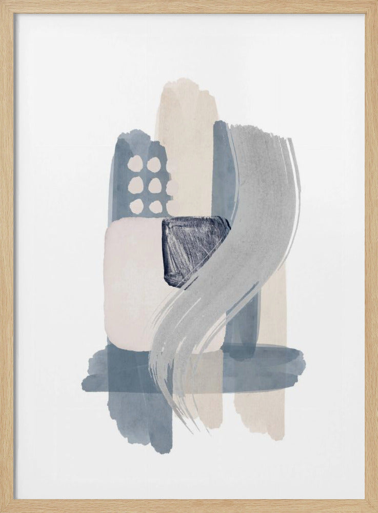 Blauwe Sereniteit 1 | Poster