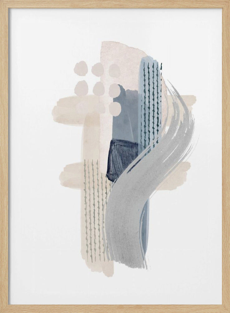 Blauwe Sereniteit 3 | Poster