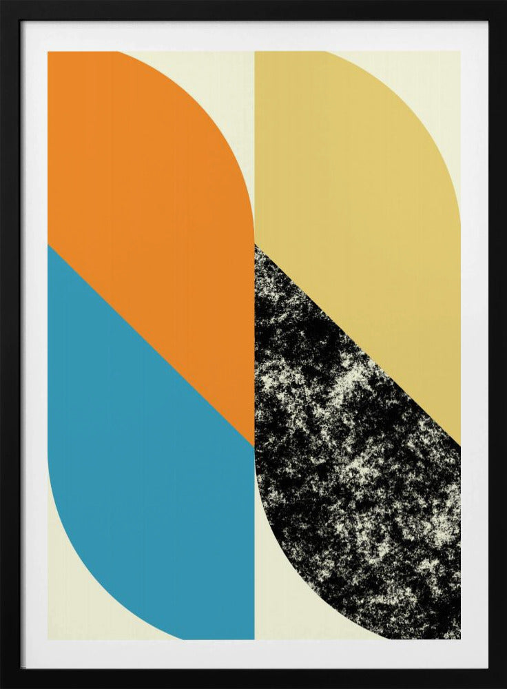 Gedurfde geometrische vormen | Poster