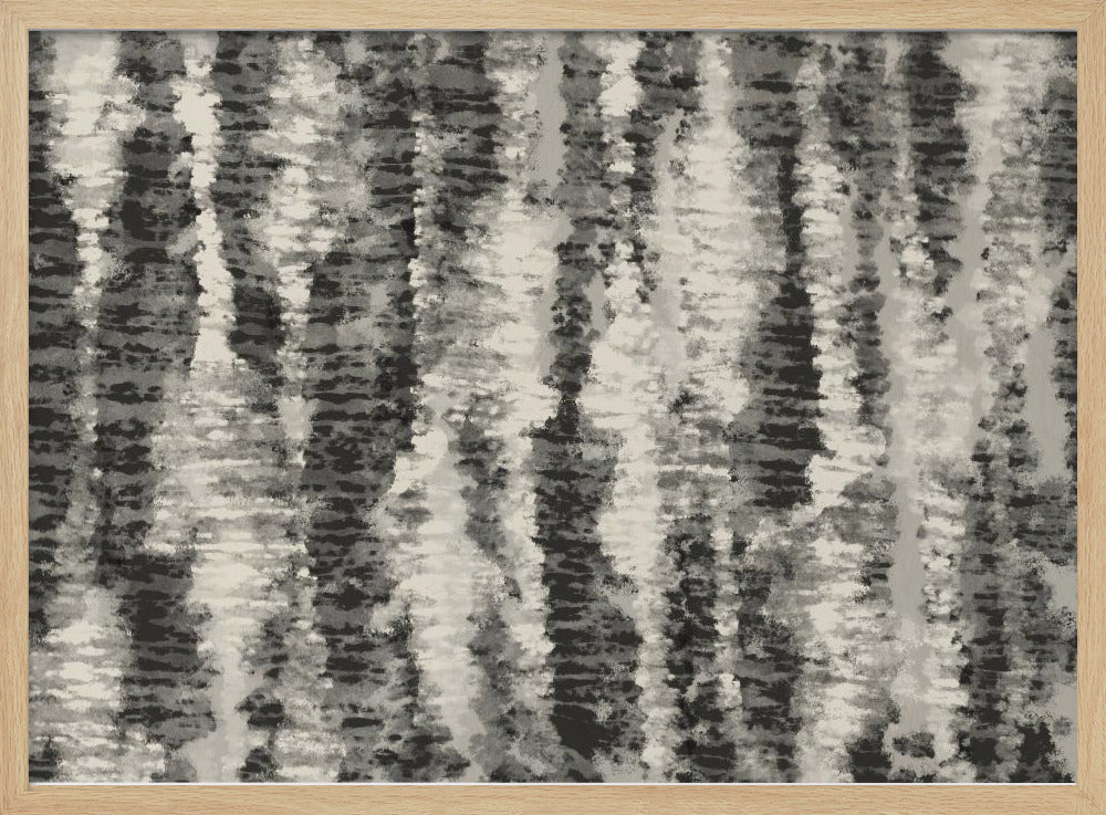Monochrome strepen | Poster