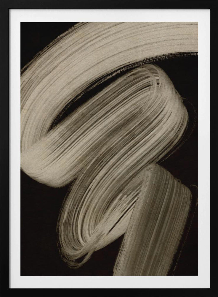 Brushstroke Whirl | Poster