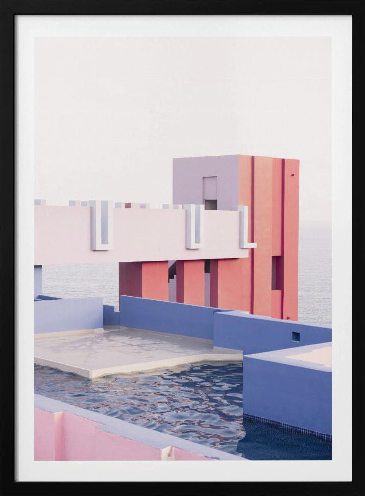 De Rode Muurschildering 1 | Poster