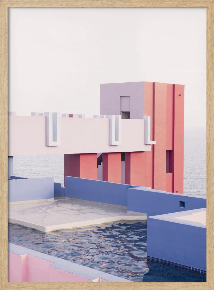 De Rode Muurschildering 1 | Poster
