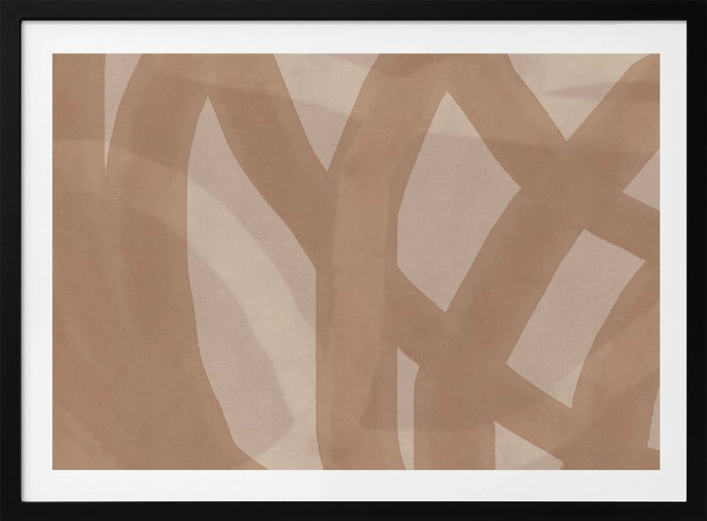 Neutral Abstract Watercolor In Nude and Pastel  9 | Poster
