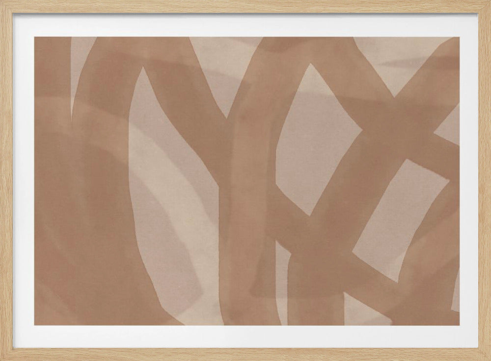 Neutral Abstract Watercolor In Nude and Pastel  9 | Poster
