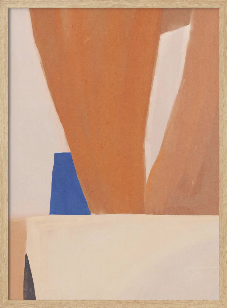 Warm Earth Tones And Bold Geometric Shapes | Poster