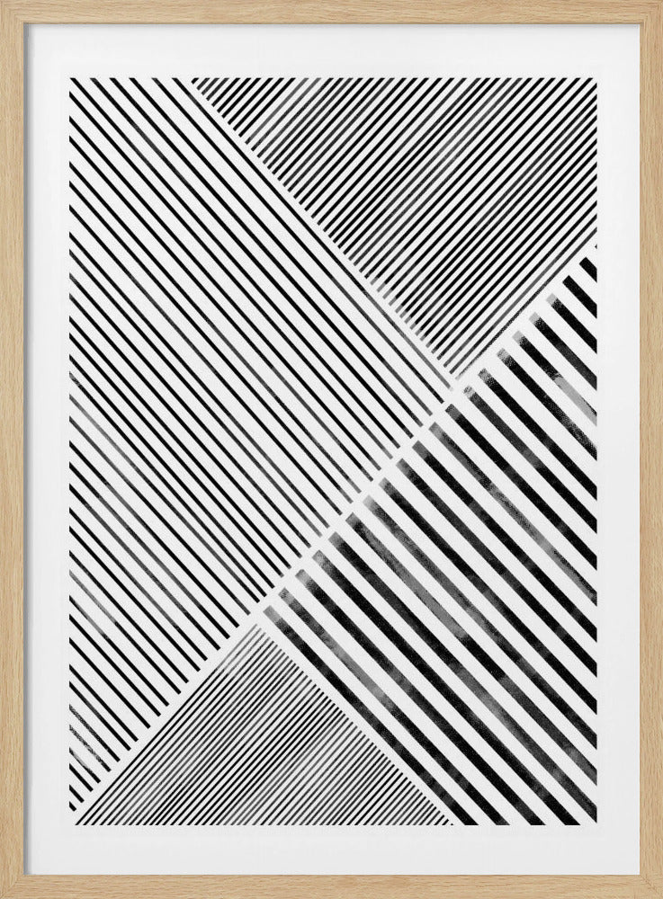 Diagonale patronen | Poster