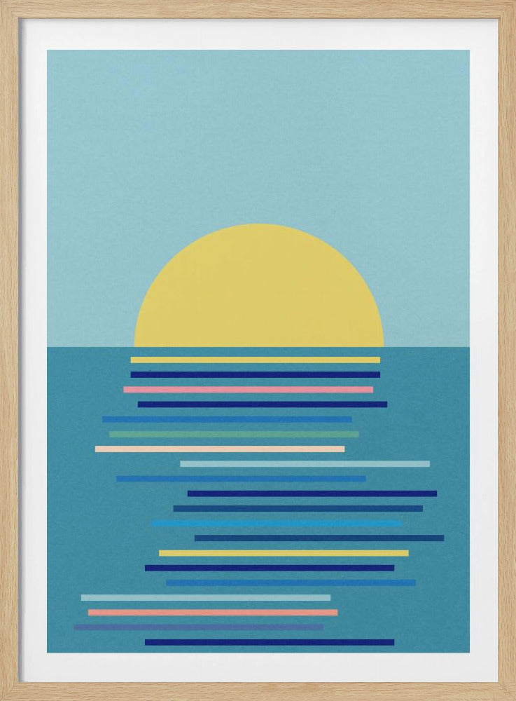Zonsopgang in Ahrenshoop | Poster