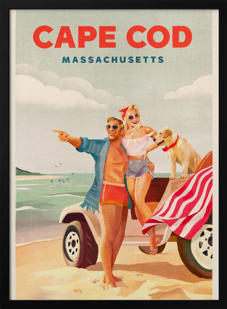 Cape Cod Massachusetts Zomerstrandkunst | Poster