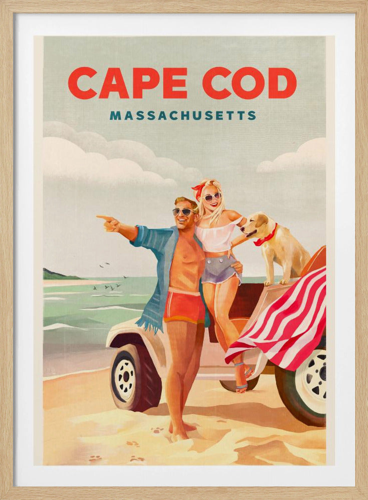 Cape Cod Massachusetts Zomerstrandkunst | Poster