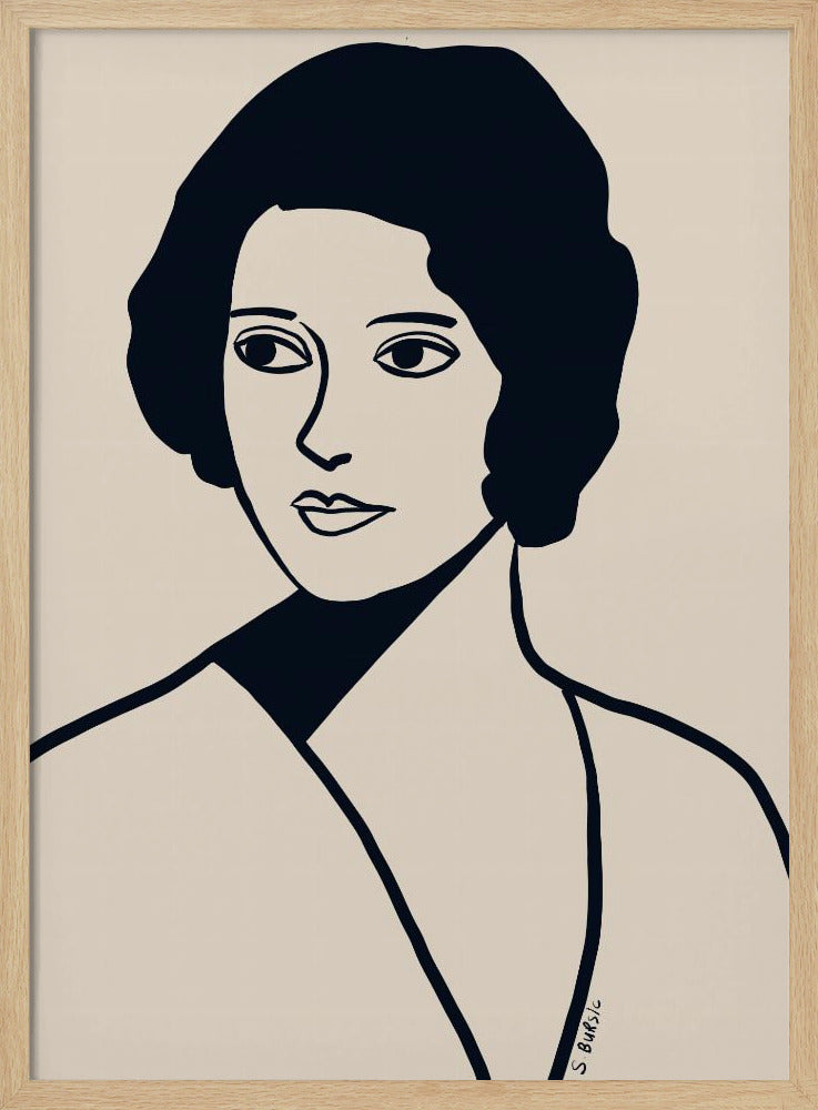 Vintage vrouw | Poster