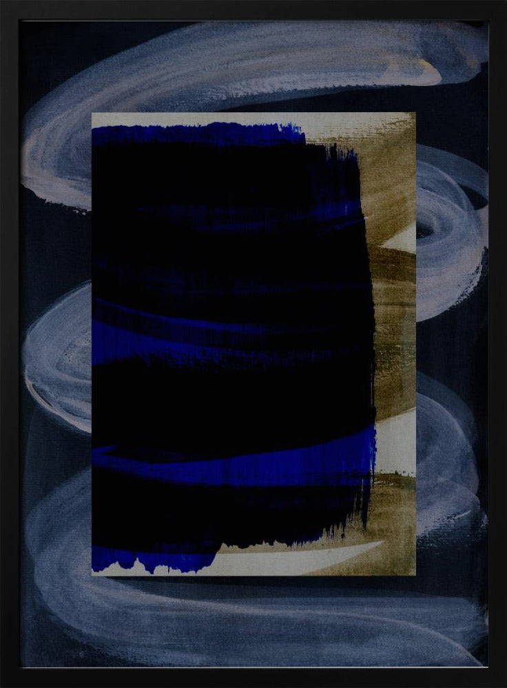 Abstracte penseelstreken 165 | Poster