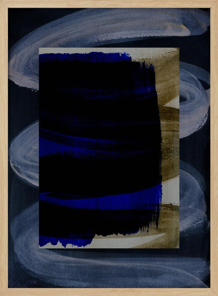Abstracte penseelstreken 165 | Poster