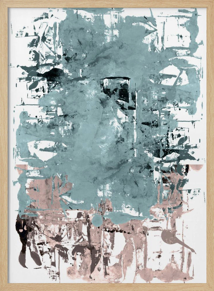 Abstract Neutrale Schraapsels 1 | Poster