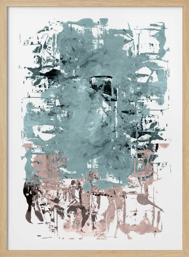 Abstract Neutrale Schraapsels 1 | Poster