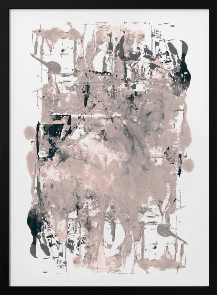 Abstract Neutral Scrapes 2 | Poster