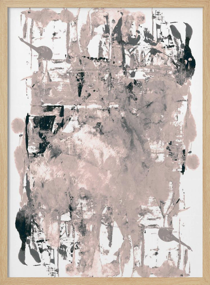 Abstract Neutral Scrapes 2 | Poster