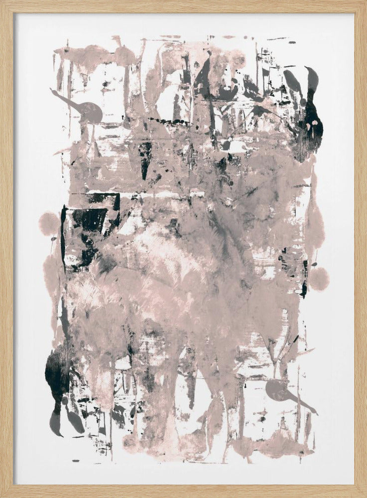 Abstract Neutral Scrapes 2 | Poster