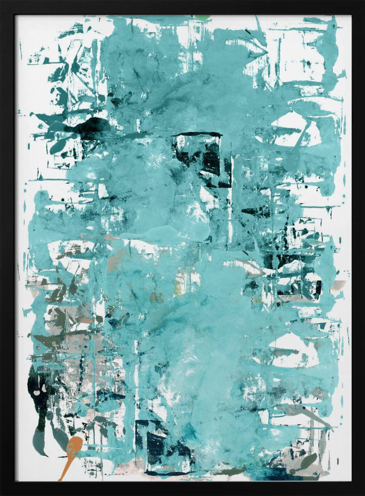 Abstract Neutral Scrapes 3 | Poster