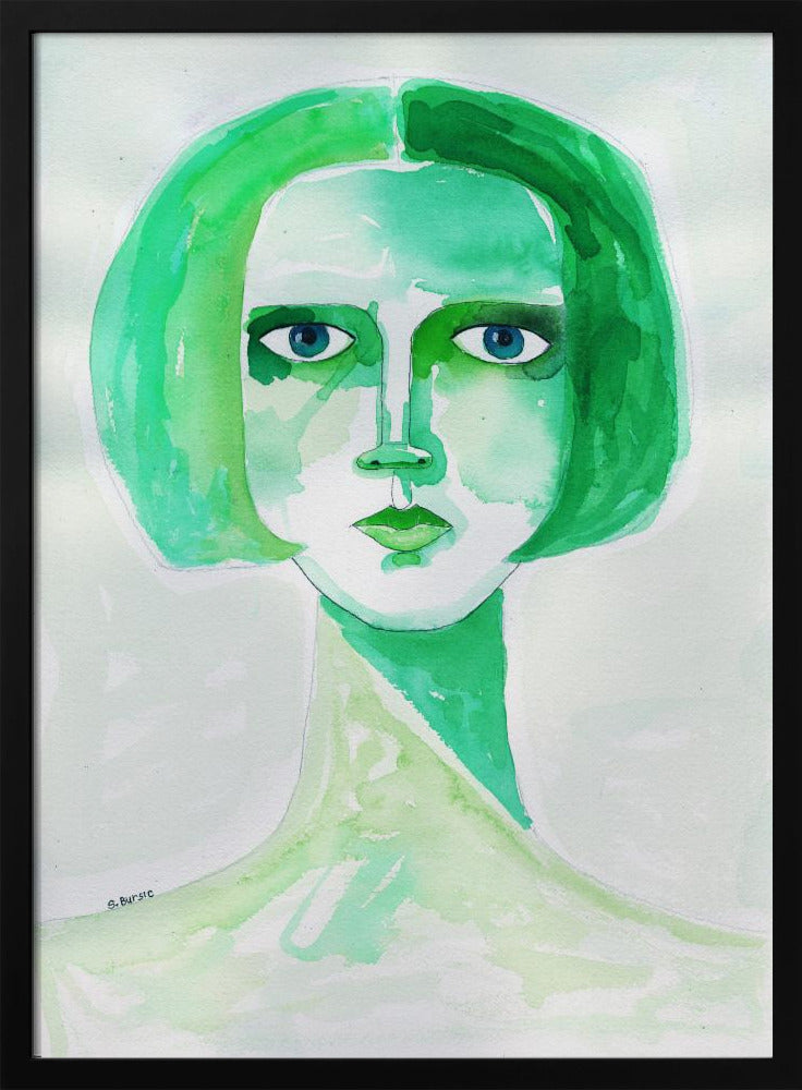 Groen meisje | Poster