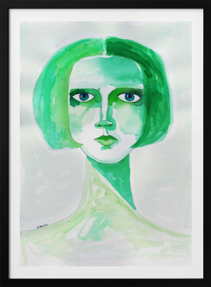 Groen meisje | Poster