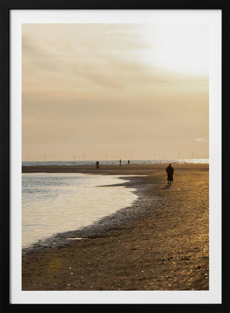 Avond op het strand 1 | Poster
