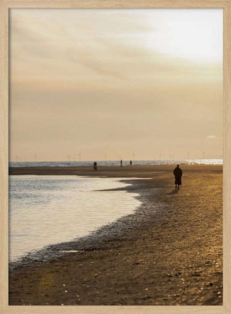 Avond op het strand 1 | Poster