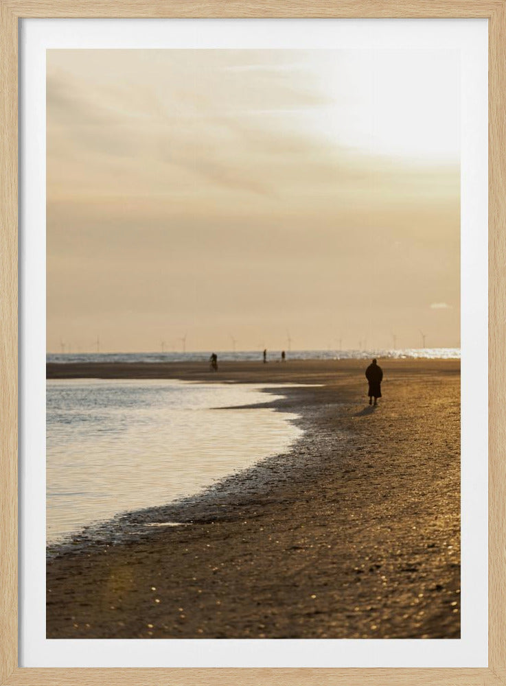 Avond op het strand 1 | Poster