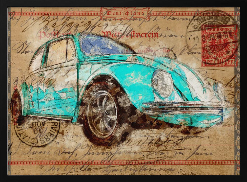 Kunst Volkswagen | Poster