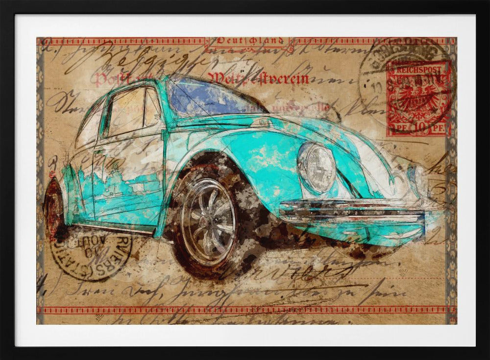 Kunst Volkswagen | Poster