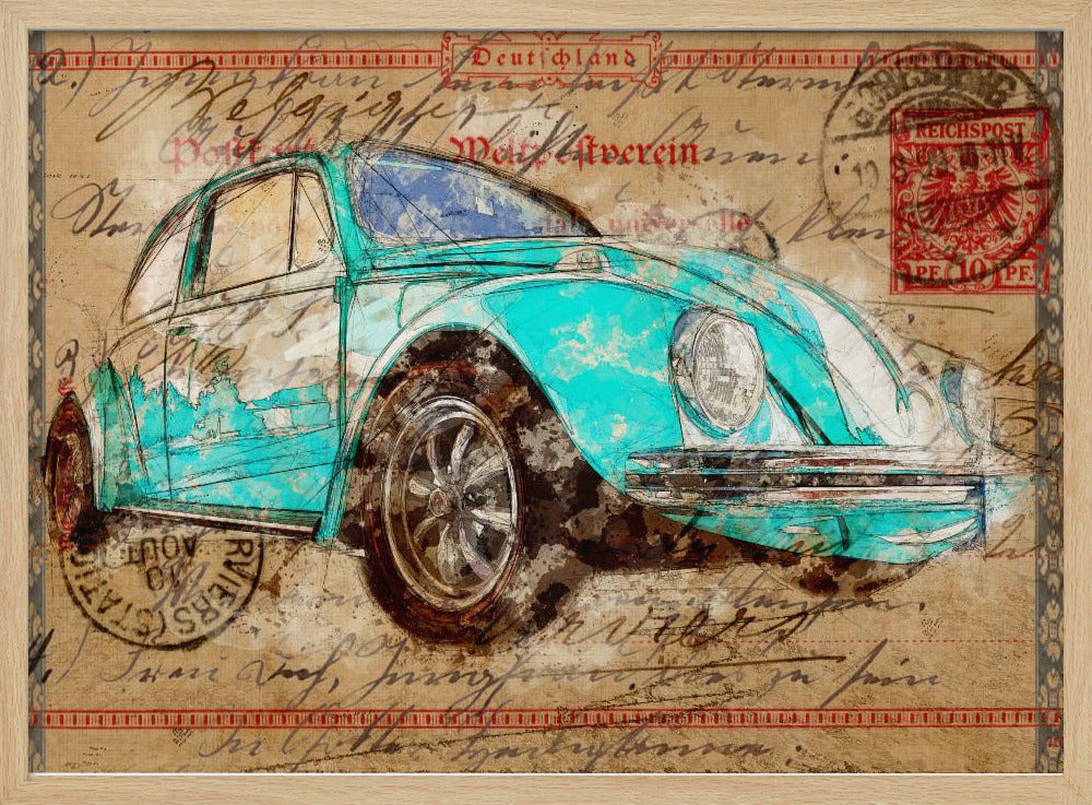 Kunst Volkswagen | Poster