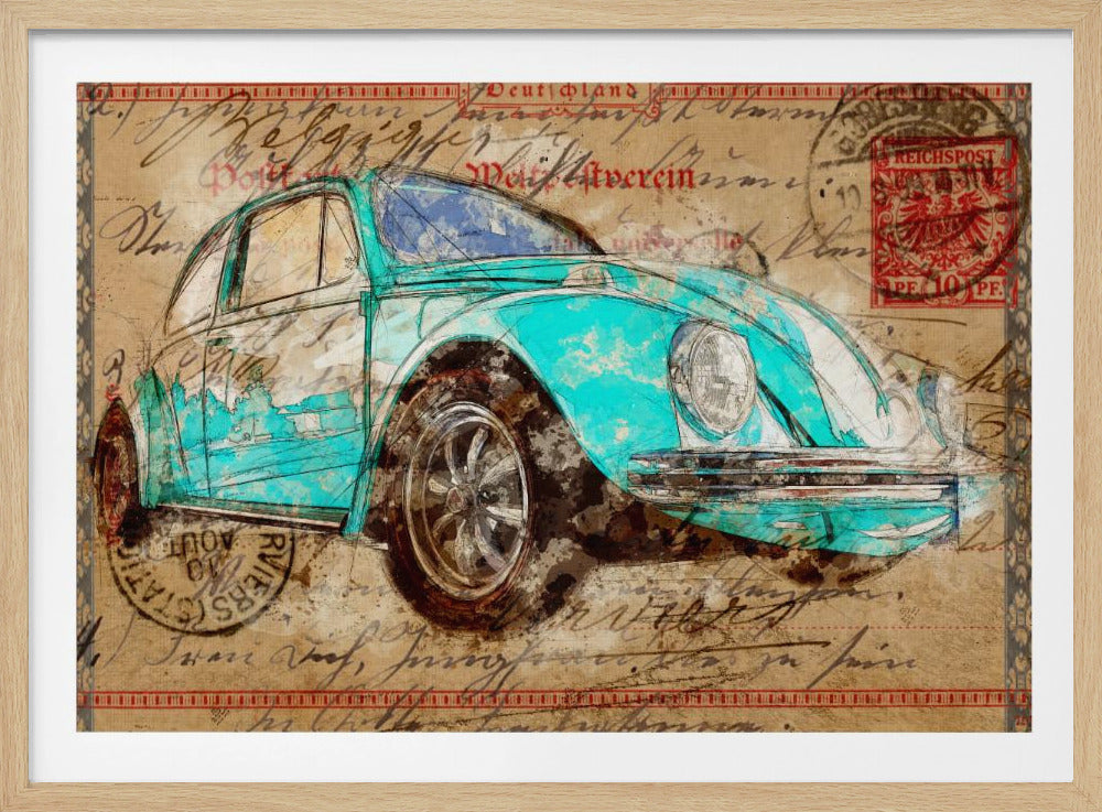 Kunst Volkswagen | Poster