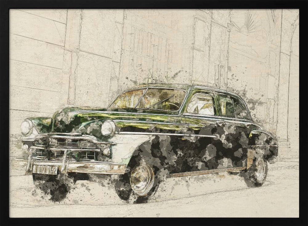 Retro Car | Poster