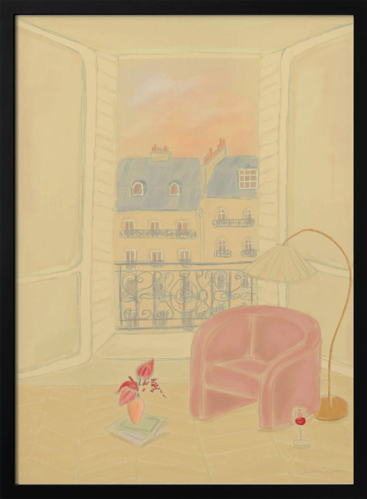 Gezellig appartement in Parijs | Poster