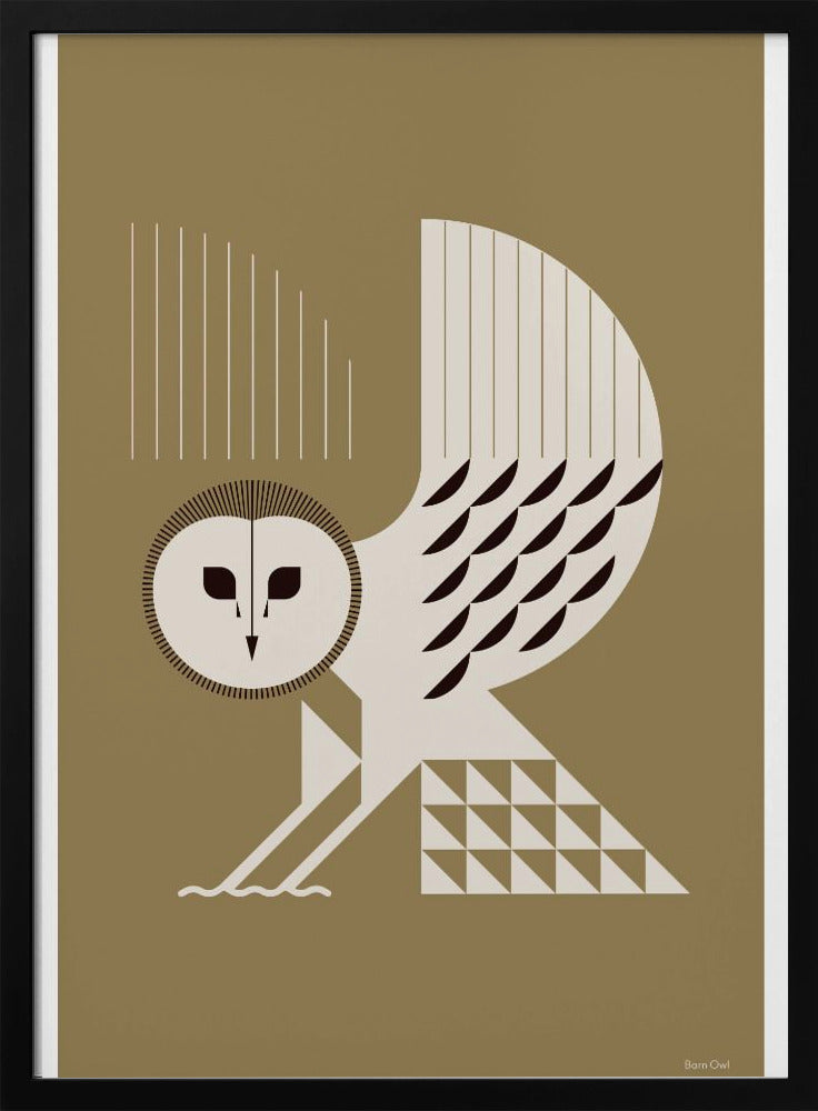 Gouden dieren - Kerkuil (Goud) | Poster