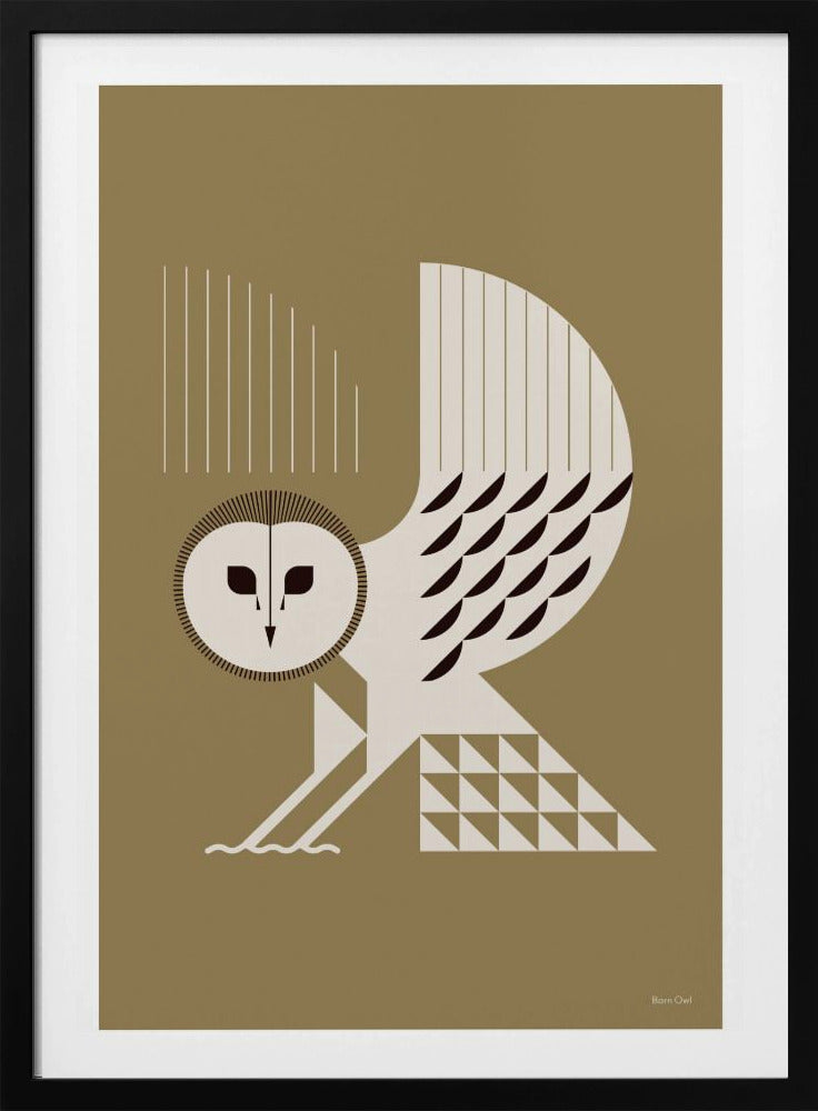 Gouden dieren - Kerkuil (Goud) | Poster