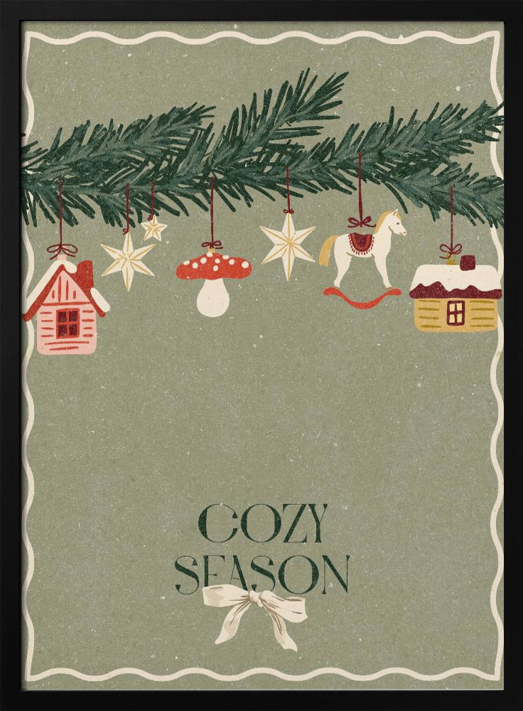 Speelgoed op de kerstboom | Poster